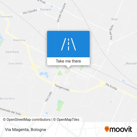 Via Magenta map