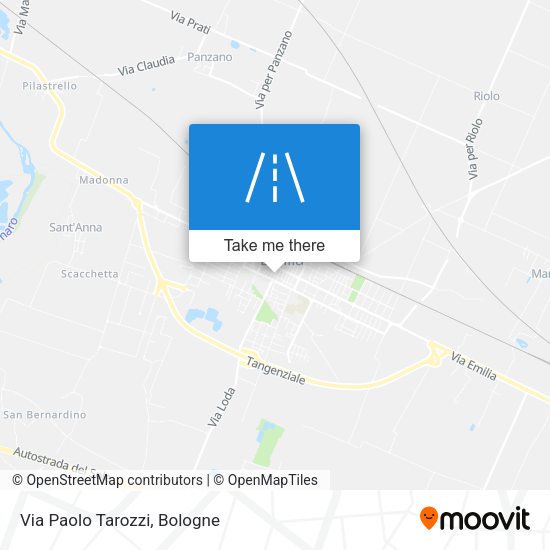 Via Paolo Tarozzi map