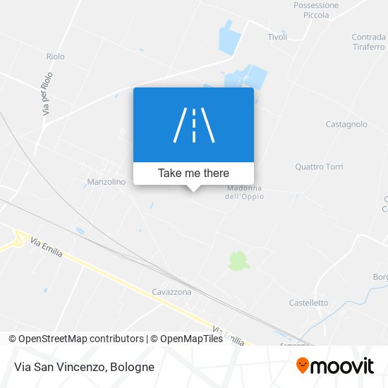 Via San Vincenzo map