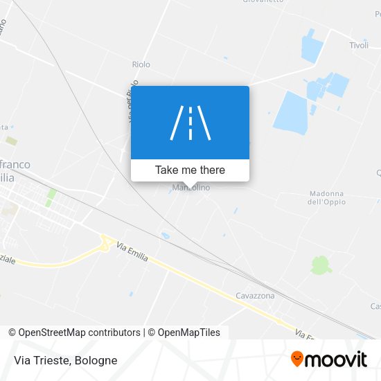 Via Trieste map