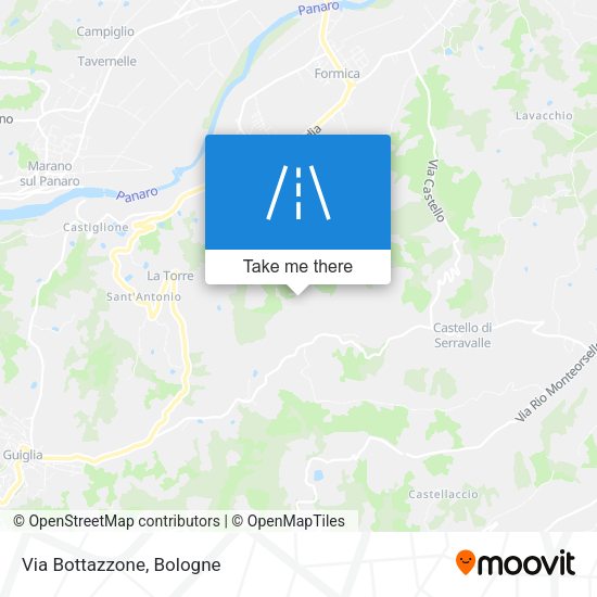 Via Bottazzone map
