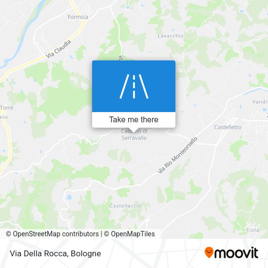 Via Della Rocca map