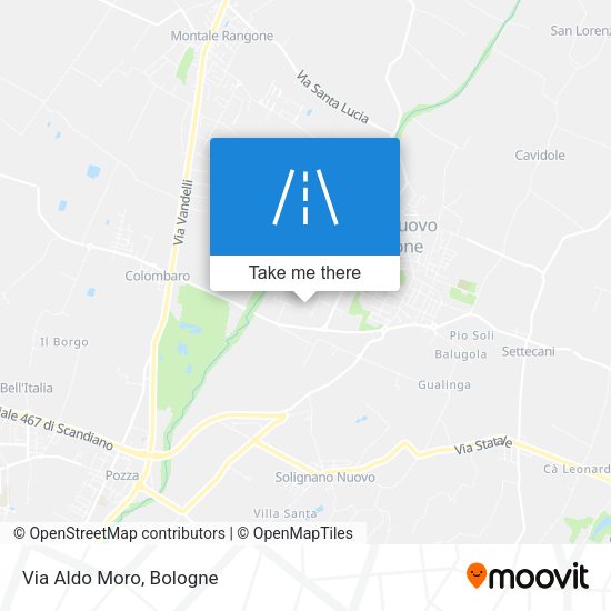 Via Aldo Moro map