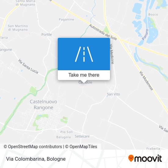 Via Colombarina map
