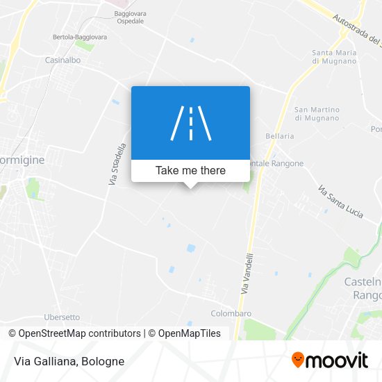 Via Galliana map