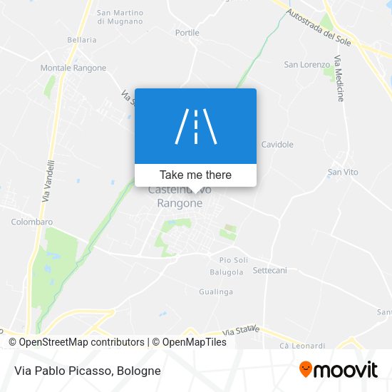 Via Pablo Picasso map