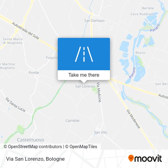 Via San Lorenzo map
