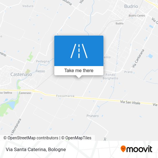 Via Santa Caterina map