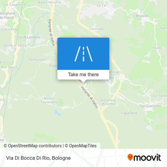 Via Di Bocca Di Rio map