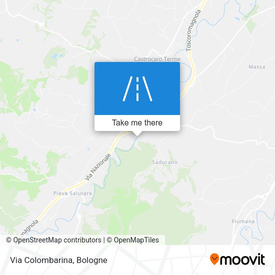 Via Colombarina map
