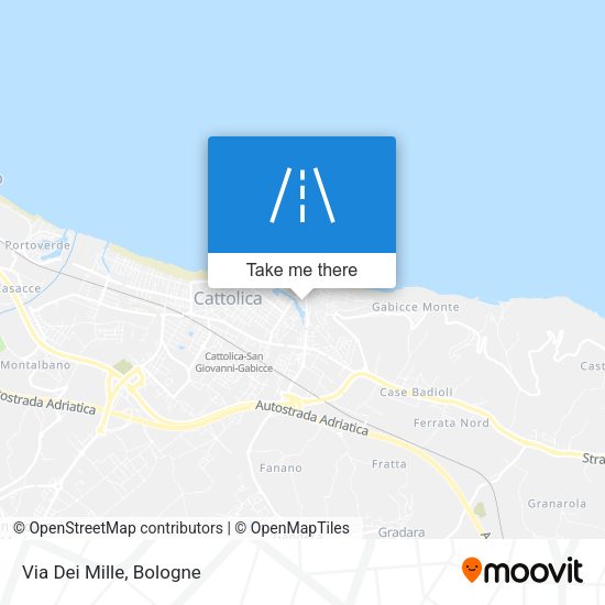 Via Dei Mille map