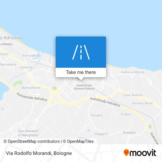 Via Rodolfo Morandi map