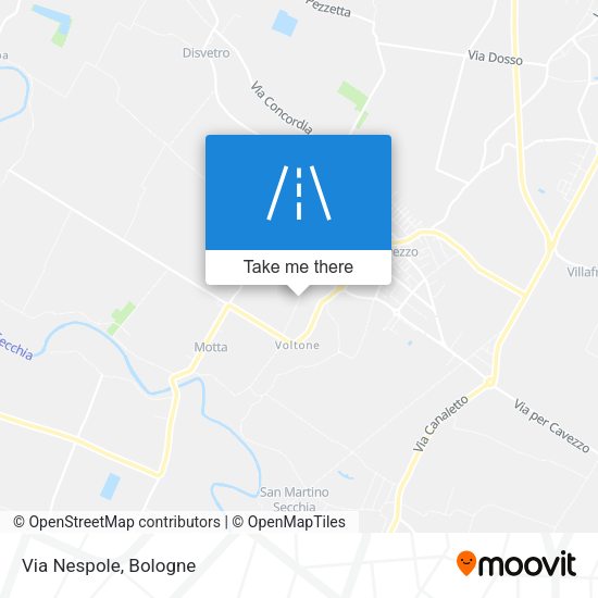 Via Nespole map