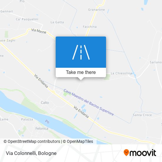 Via Colonnelli map