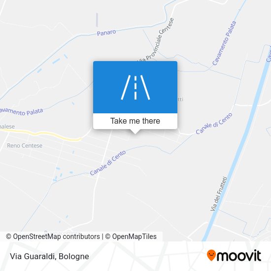 Via Guaraldi map
