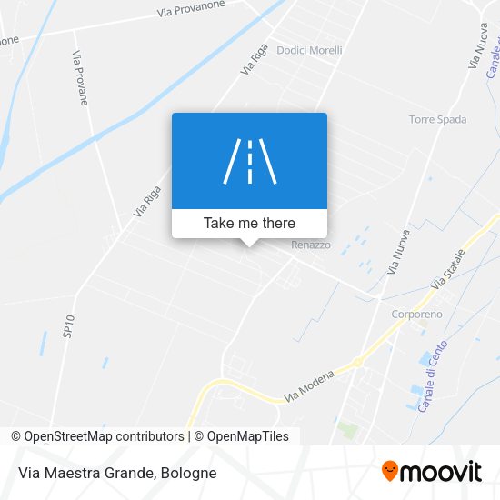 Via Maestra Grande map
