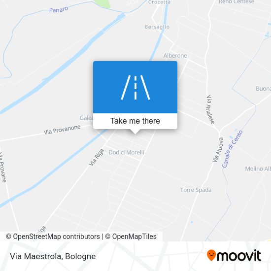 Via Maestrola map