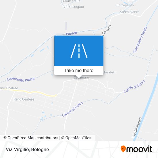 Via Virgilio map