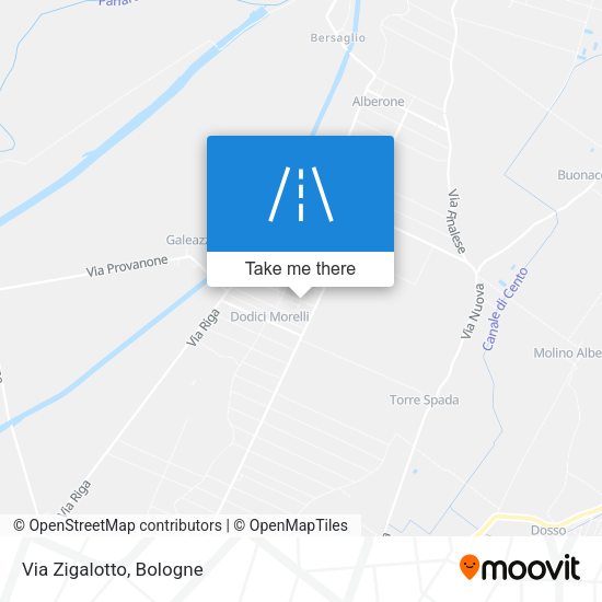 Via Zigalotto map