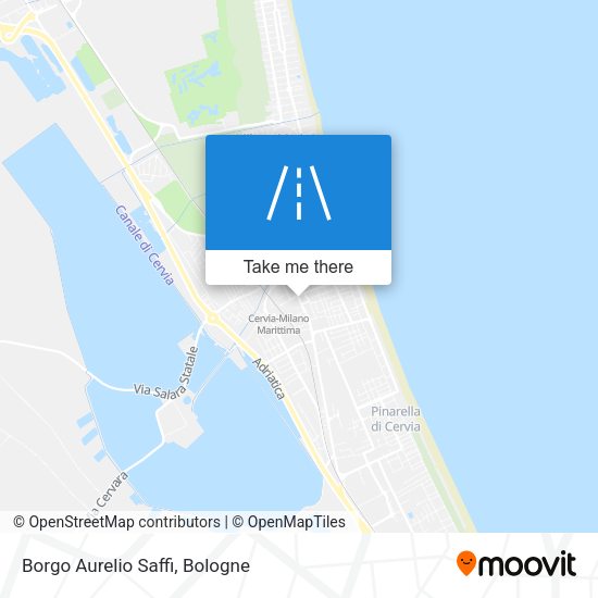 Borgo Aurelio Saffi map