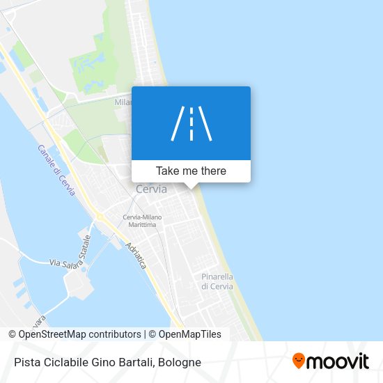 Pista Ciclabile Gino Bartali map
