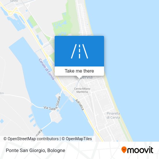 Ponte San Giorgio map