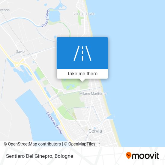 Sentiero Del Ginepro map