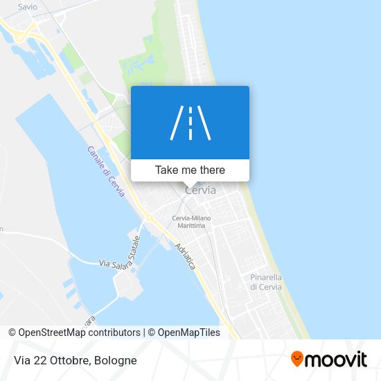 Via 22 Ottobre map