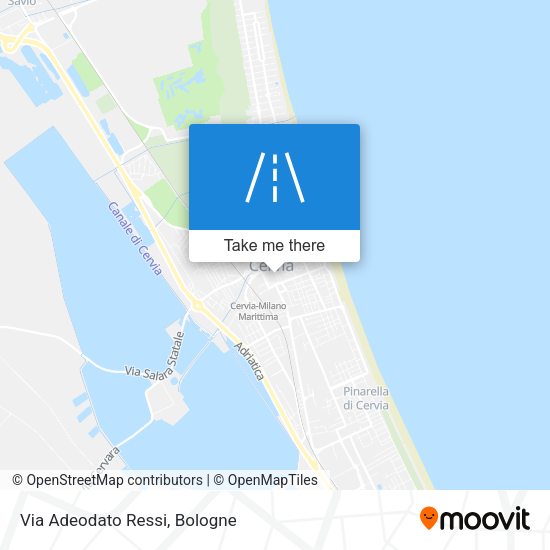 Via Adeodato Ressi map