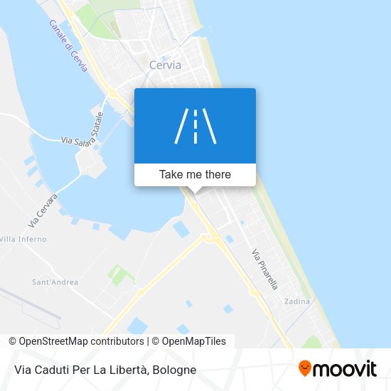 Via Caduti Per La Libertà map