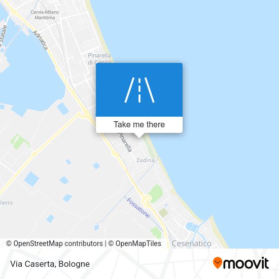 Via Caserta map