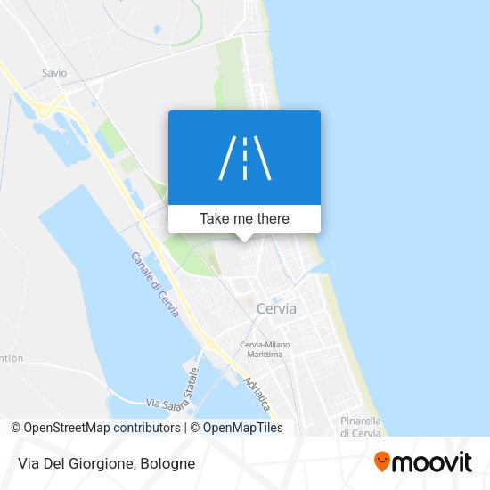 Via Del Giorgione map