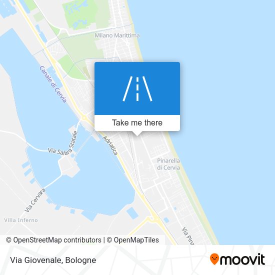 Via Giovenale map