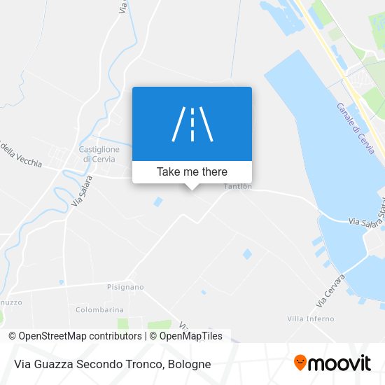 Via Guazza Secondo Tronco map