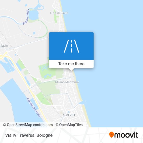 Via IV Traversa map