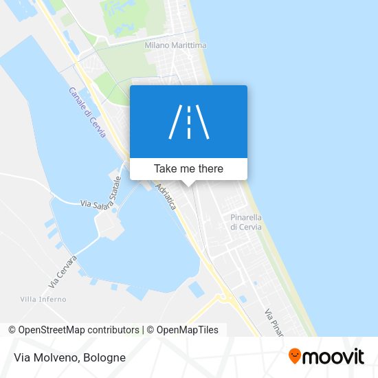 Via Molveno map
