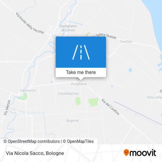 Via Nicola Sacco map