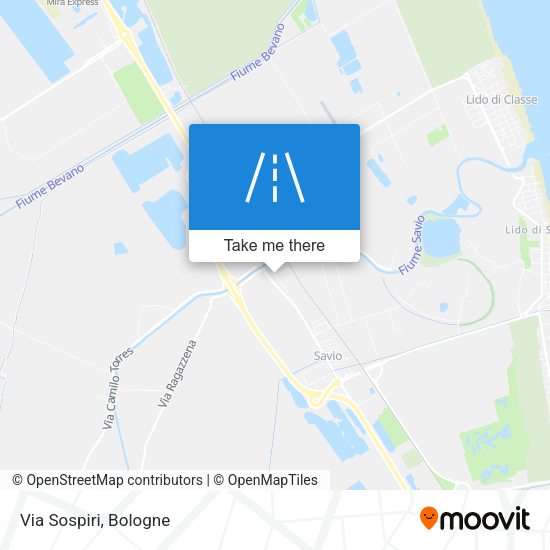 Via Sospiri map