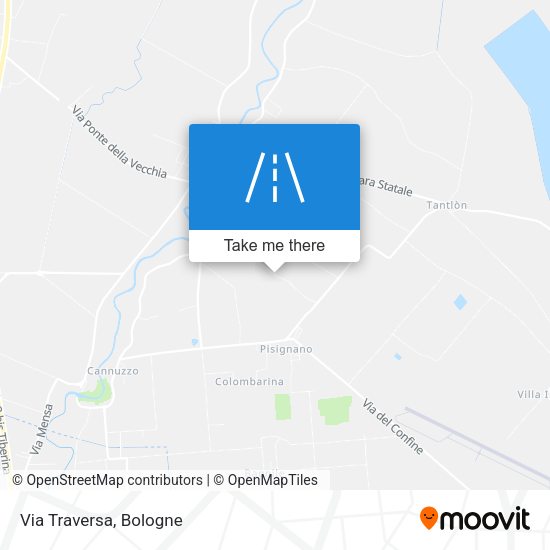 Via Traversa map