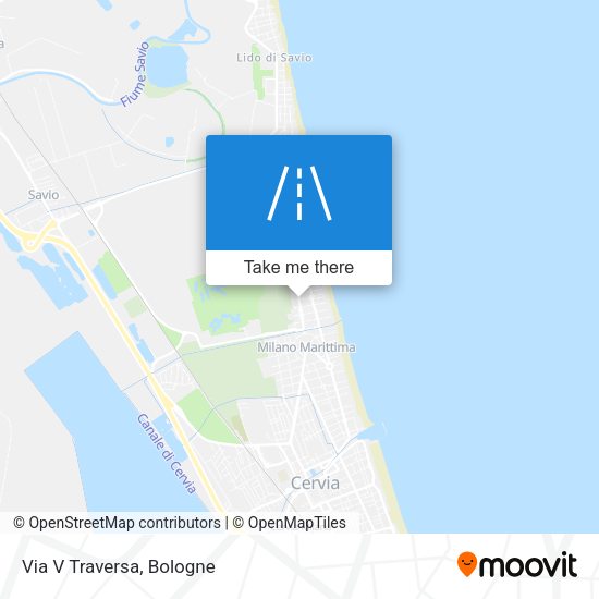 Via V Traversa map