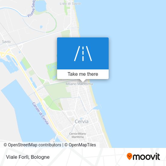 Viale Forlì map