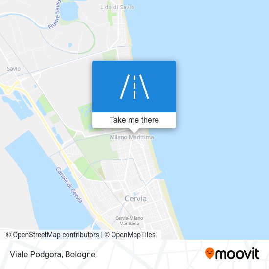 Viale Podgora map