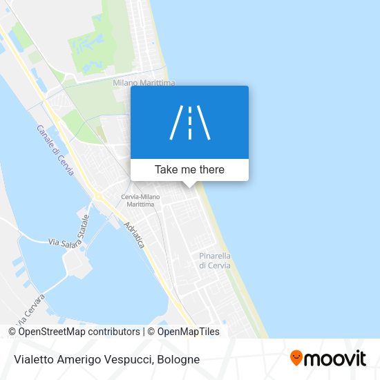Vialetto Amerigo Vespucci map