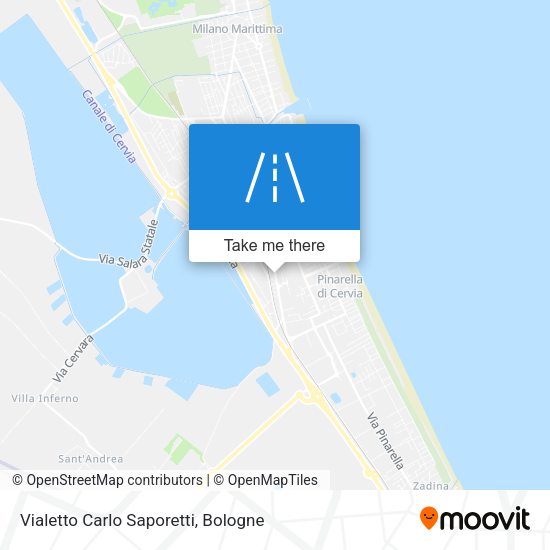 Vialetto Carlo Saporetti map