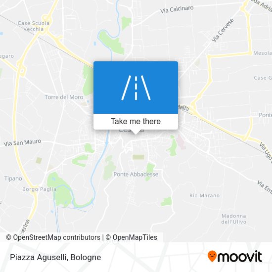 Piazza Aguselli map