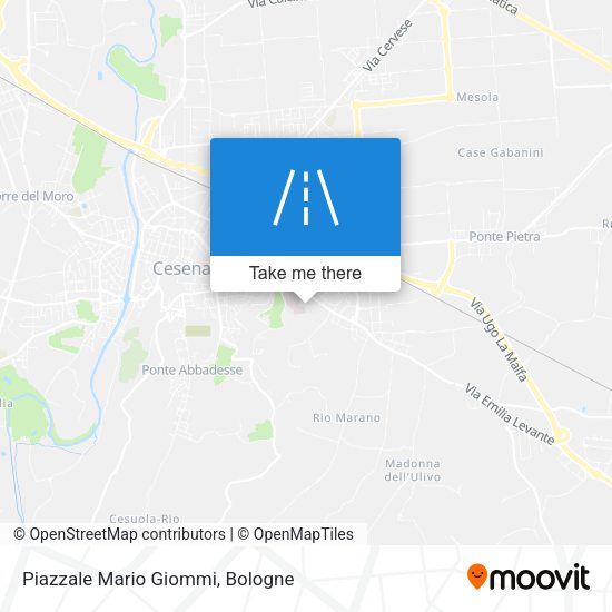 Piazzale Mario Giommi map