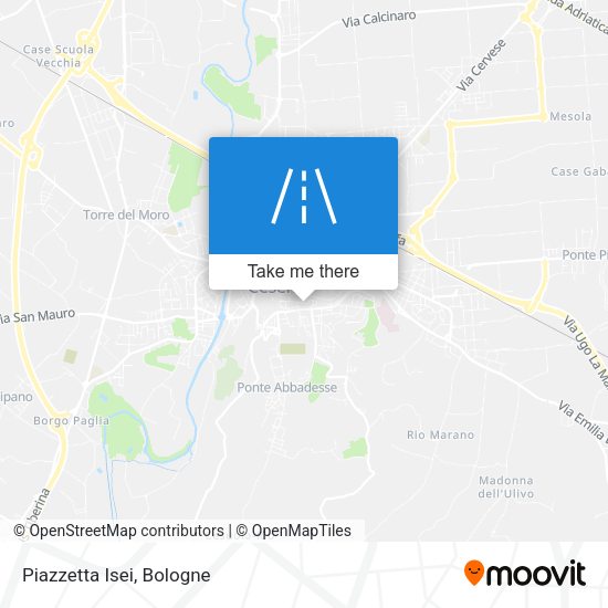 Piazzetta Isei map
