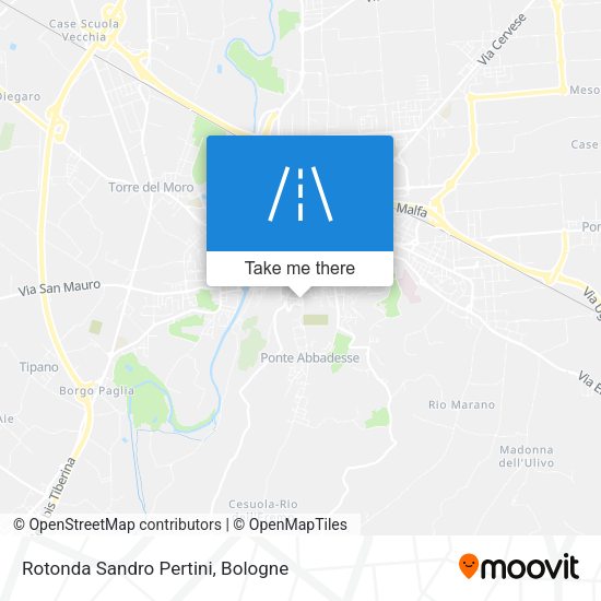Rotonda Sandro Pertini map