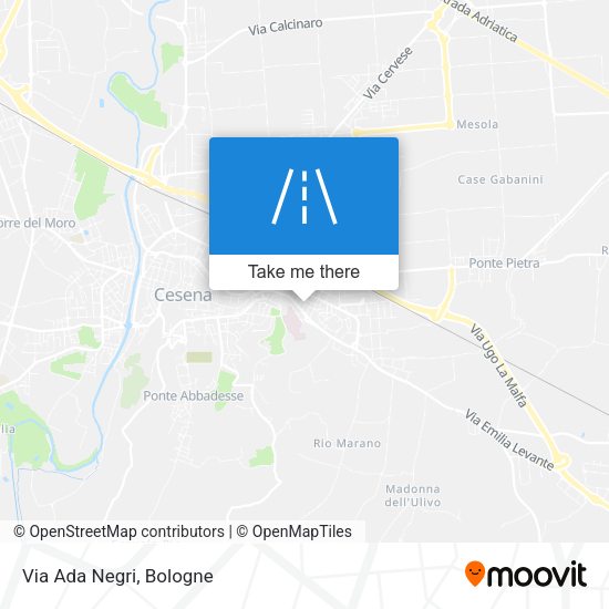 Via Ada Negri map