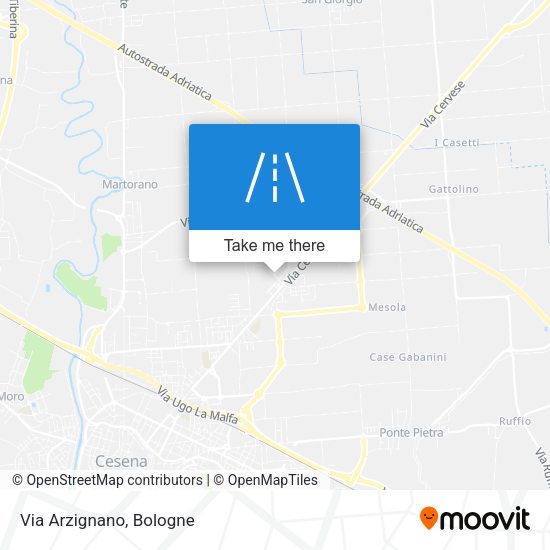 Via Arzignano map